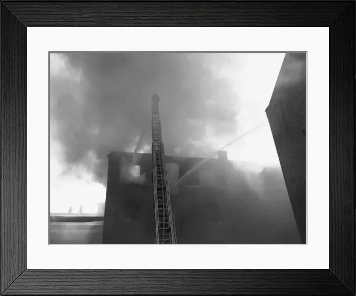 Framed Print : LCC-LFB fatal warehouse fire, Langley Street WC2 Framed Print : LCC-LFB fatal warehouse fire, Langley Street WC2