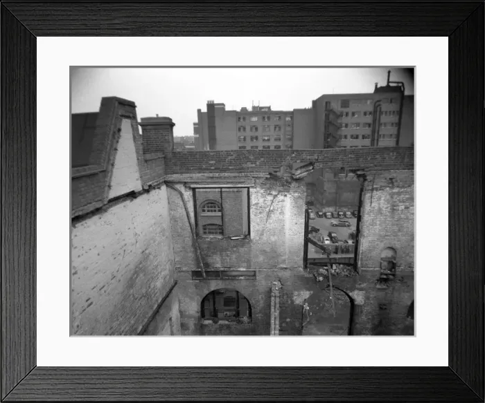 Framed Print : LCC-LFB fatal warehouse fire, Langley Street WC2 Framed Print : LCC-LFB fatal warehouse fire, Langley Street WC2