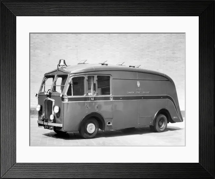 Framed Print : LCC-LFB Canteen Van (CaV) at Lambeth HQ Framed Print : LCC-LFB Canteen Van (CaV) at Lambeth HQ