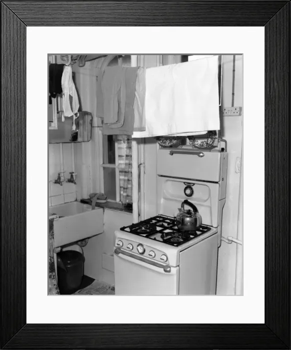 Framed Print : LCC-LFB - Safety in the home, fire prevention campaign Framed Print : LCC-LFB - Safety in the home, fire prevention campaign