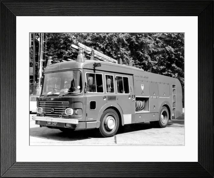 Framed Print : GLC-LFB - Dual purpose pump fire engine