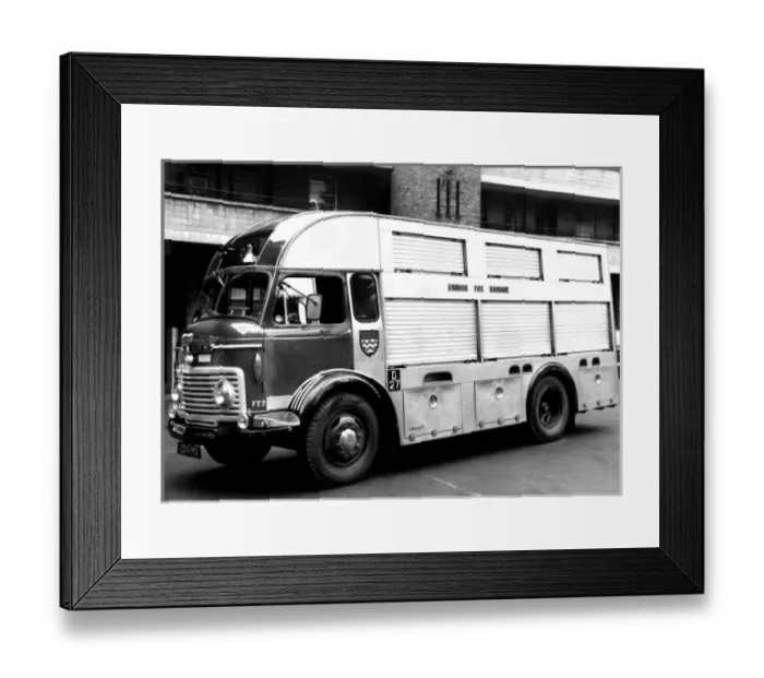 Framed Print : GLC-LFB appliance fleet - foam tender Framed Print : GLC-LFB appliance fleet - foam tender