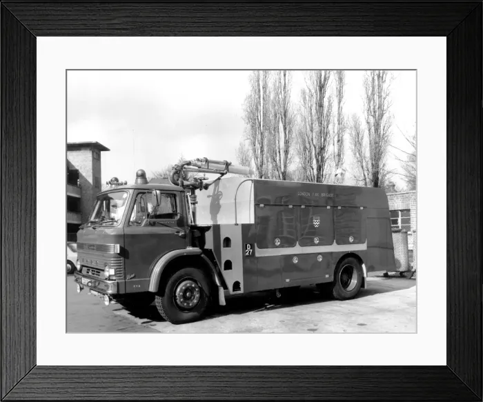 Framed Print : GLC-LFB appliance fleet - foam tender Framed Print : GLC-LFB appliance fleet - foam tender