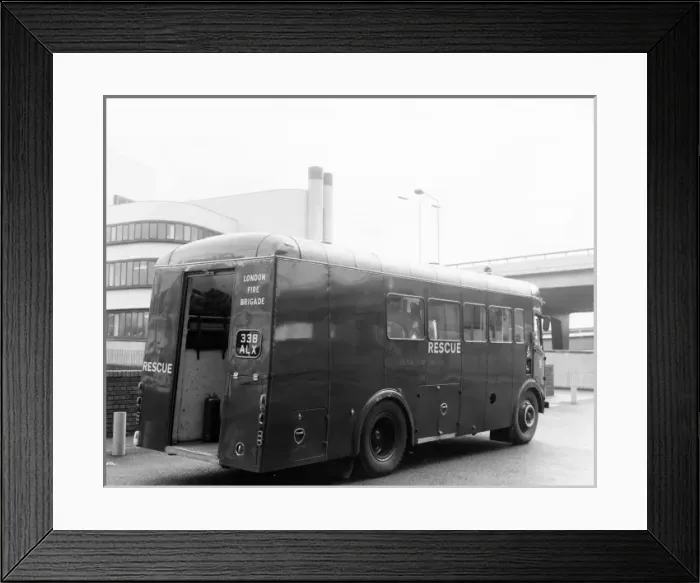 Framed Print : GLC-LFB appliance fleet -- Emergency Tender Framed Print : GLC-LFB appliance fleet -- Emergency Tender