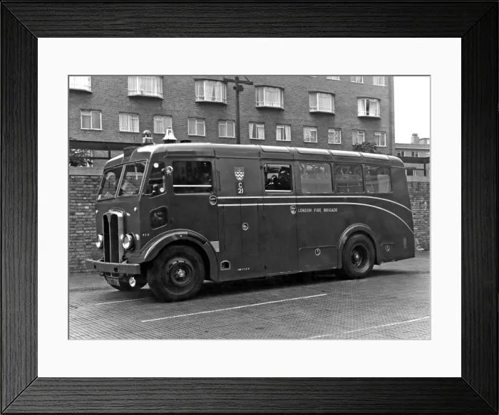 Framed Print : GLC-LFB appliance fleet -- Emergency Tender Framed Print : GLC-LFB appliance fleet -- Emergency Tender