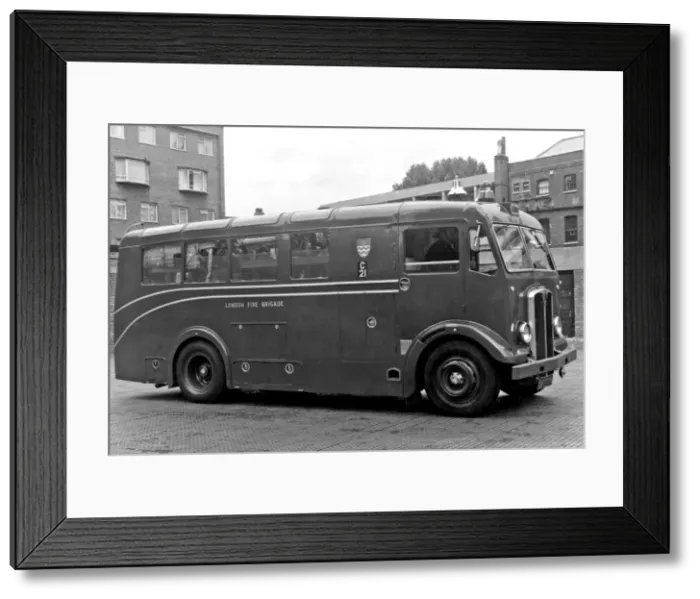 Framed Print : GLC-LFB appliance fleet -- Emergency Tender Framed Print : GLC-LFB appliance fleet -- Emergency Tender