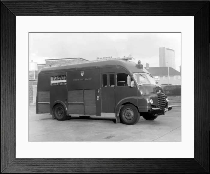 Framed Print : GLC-LFB appliance fleet -- Emergency Tender Framed Print : GLC-LFB appliance fleet -- Emergency Tender
