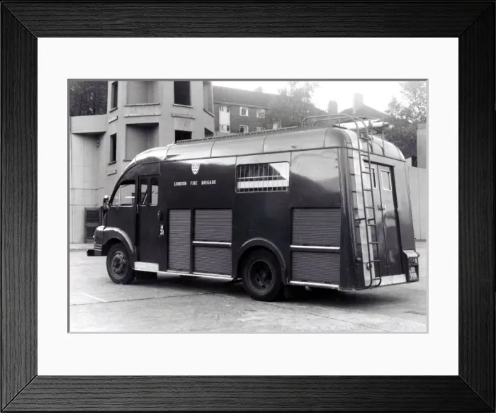 Framed Print : GLC-LFB appliance fleet -- Emergency Tender Framed Print : GLC-LFB appliance fleet -- Emergency Tender