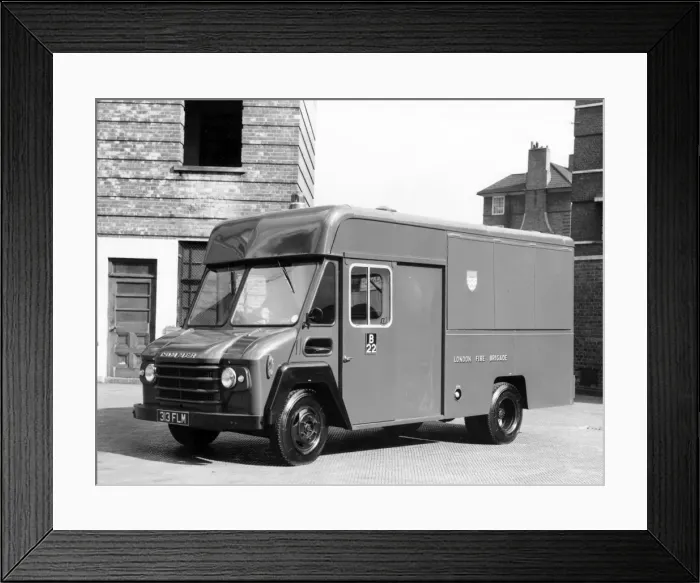 Framed Print : GLC-LFB Canteen Van Framed Print : GLC-LFB Canteen Van