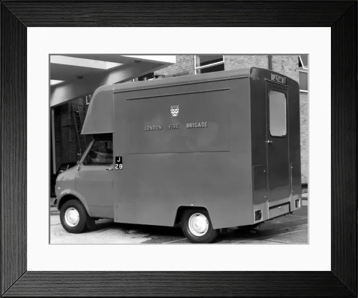 Framed Print : GLC-LFB Canteen Van Framed Print : GLC-LFB Canteen Van