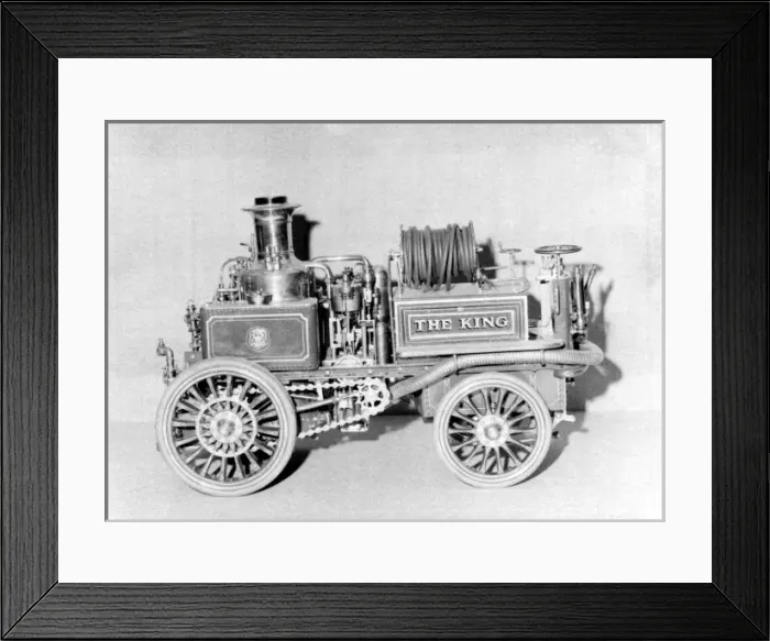 Framed Print : Model of historical appliance at Selfridges Framed Print : Model of historical appliance at Selfridges