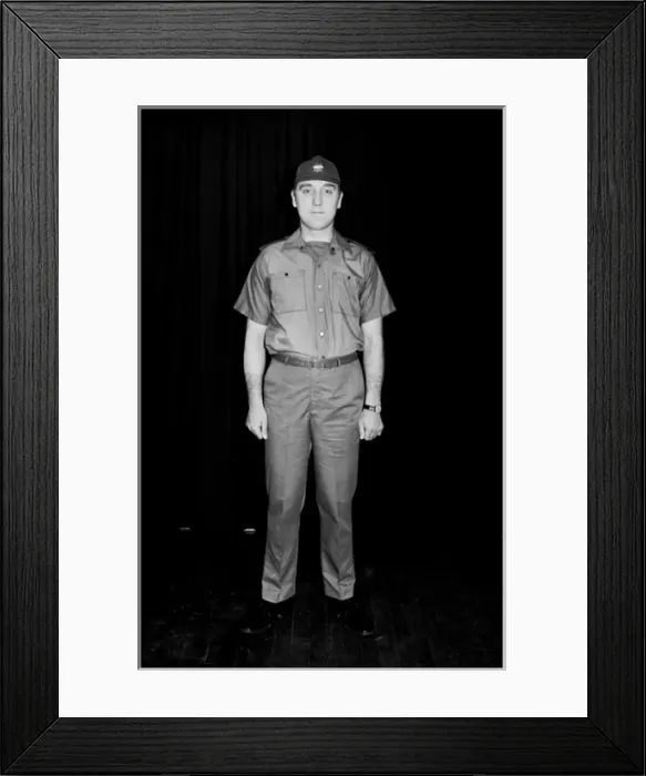 Framed Print : GLC-LFB New style firemans working rig (uniform)
