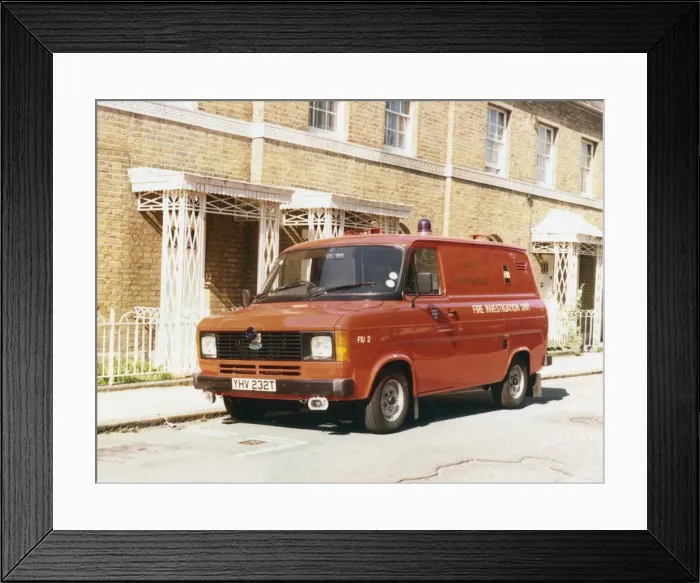 Framed Print : GLC-LFB Fire Investigation Unit Framed Print : GLC-LFB Fire Investigation Unit