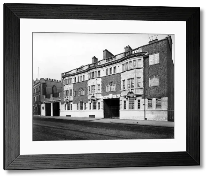 Framed Print : LCC- MFB Vauxhall fire station, Lambeth Framed Print : LCC- MFB Vauxhall fire station, Lambeth