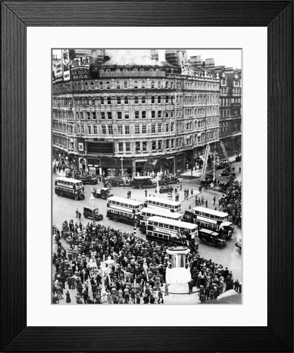 Framed Print : LCC-LFB Major fire, Grand Hotel, Trafalgar Square Framed Print : LCC-LFB Major fire, Grand Hotel, Trafalgar Square