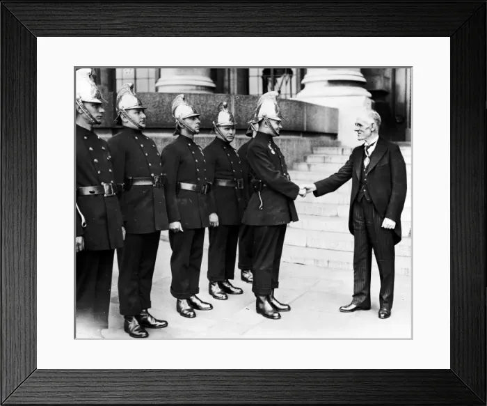 Framed Print : LCC-LFB Presentation of Silver gallantry medal