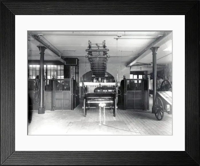 Framed Print : LCC-MFB Escape cart standing ready in station Framed Print : LCC-MFB Escape cart standing ready in station