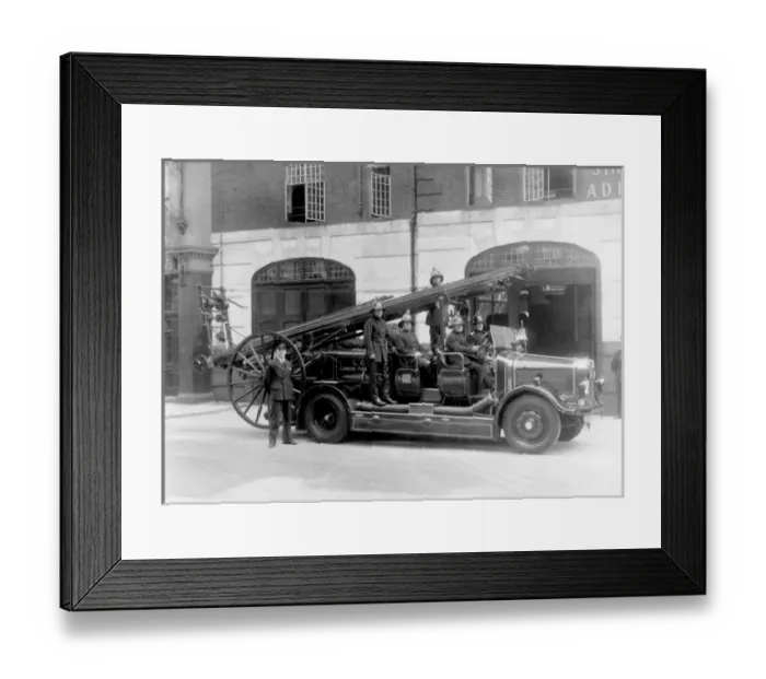 Framed Print : LCC-LFB Red Cross Street fire station, City of London Framed Print : LCC-LFB Red Cross Street fire station, City of London