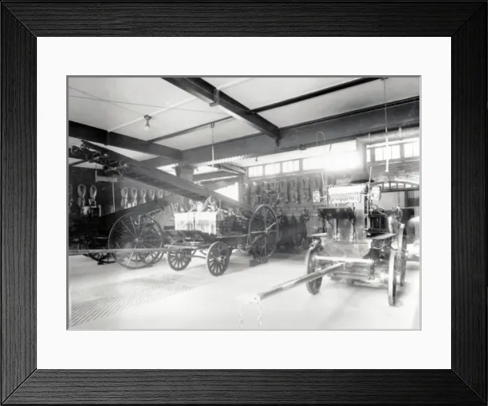 Framed Print : LCC-MFB Fire station appliance room Framed Print : LCC-MFB Fire station appliance room