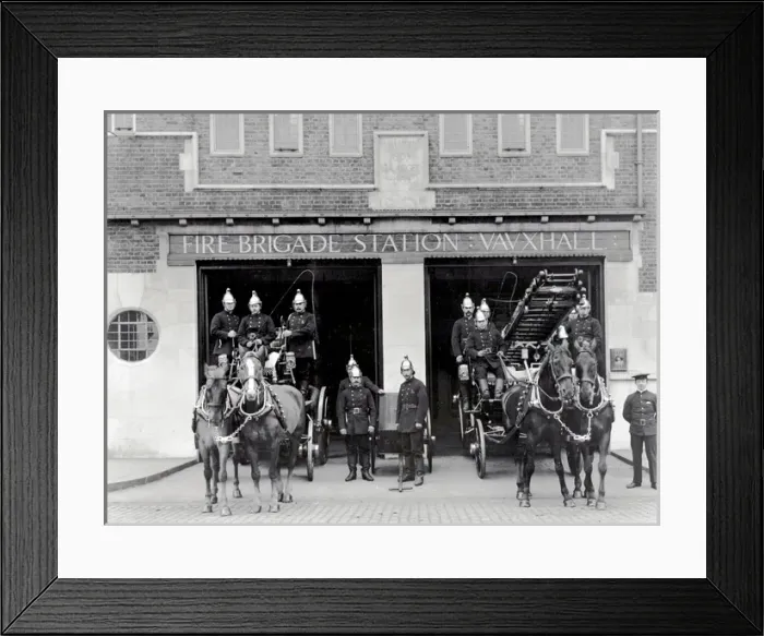 Framed Print : LCC-MFB Vauxhall fire station, Lambeth Framed Print : LCC-MFB Vauxhall fire station, Lambeth