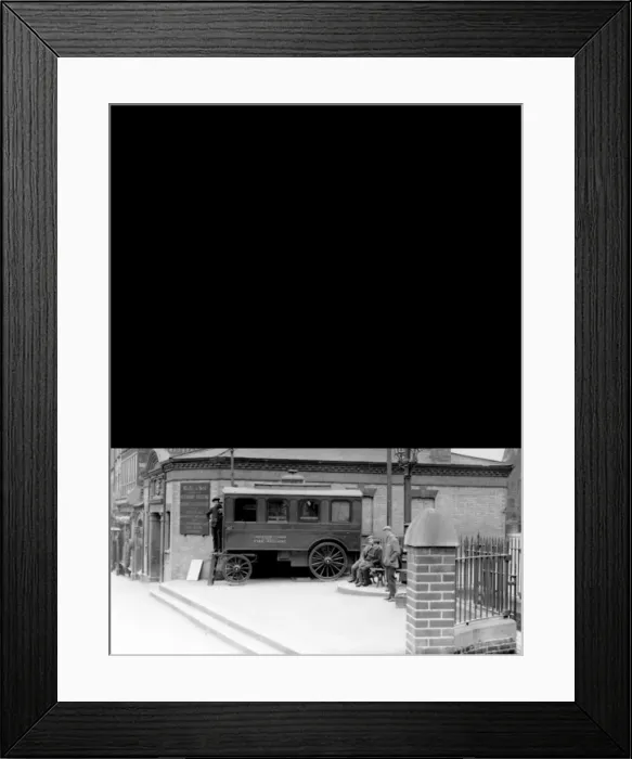 Framed Print : LCC-MFB Streatham fire station wireless van Framed Print : LCC-MFB Streatham fire station wireless van