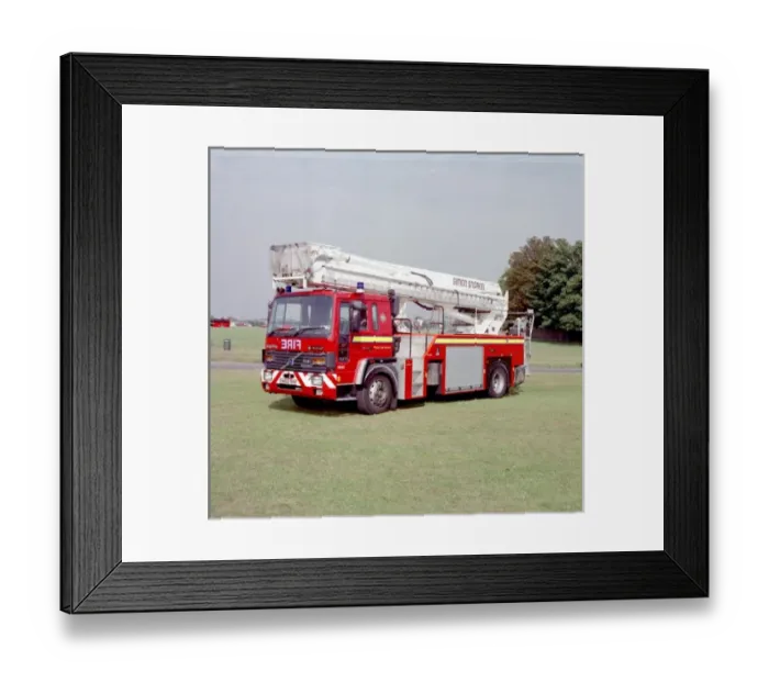 Framed Print : LFDCA-LFB Simon Snorkel hydraulic platform Framed Print : LFDCA-LFB Simon Snorkel hydraulic platform