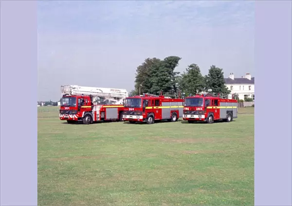 LFDCA-LFB three Greenwich fire station appliances