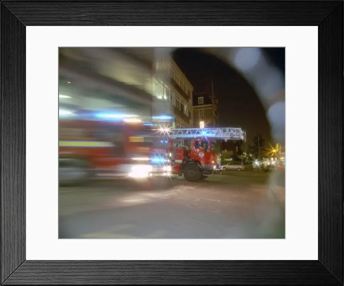 Framed Print : LFDCA-LFB Clapham fire station turnout Framed Print : LFDCA-LFB Clapham fire station turnout