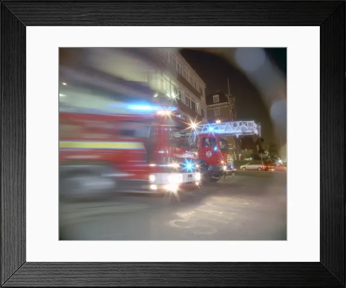 Framed Print : LFDCA-LFB Clapham fire station turnout Framed Print : LFDCA-LFB Clapham fire station turnout