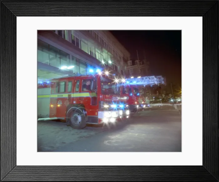 Framed Print : LFDCA-LFB Clapham fire station turnout Framed Print : LFDCA-LFB Clapham fire station turnout