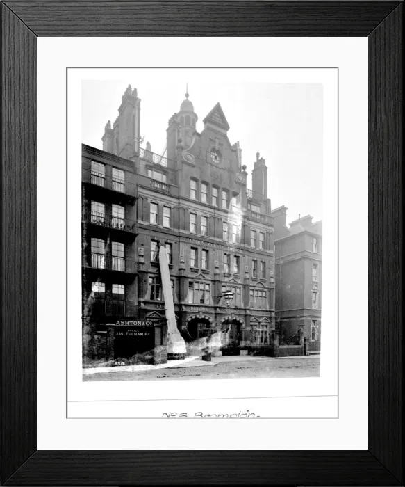Framed Print : LCC-LFB Brompton fire station Framed Print : LCC-LFB Brompton fire station