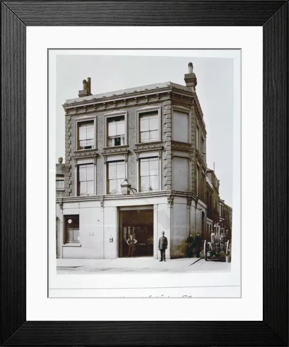 Framed Print : LCC-MFB Waterloo fire station, SE London Framed Print : LCC-MFB Waterloo fire station, SE London