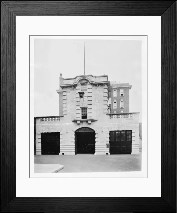 Framed Print : LCC-LFB Kensington fire station Framed Print : LCC-LFB Kensington fire station