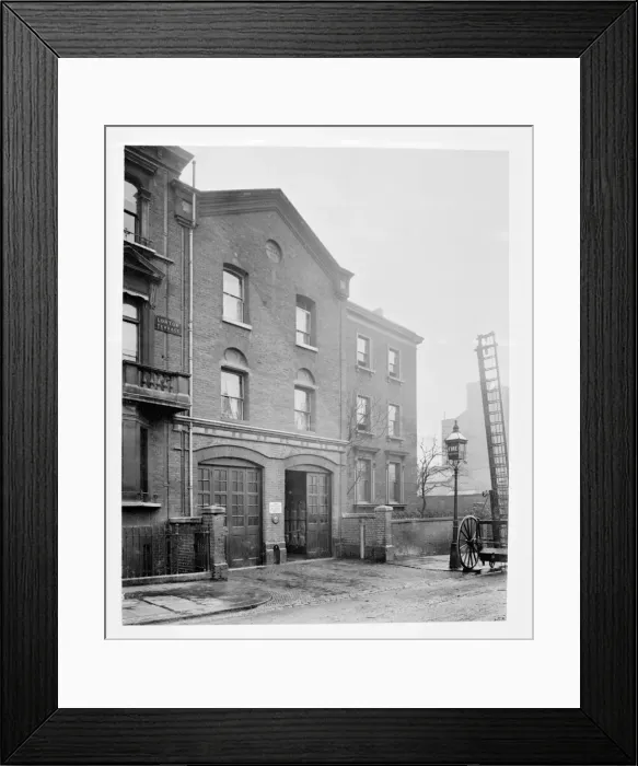 Framed Print : LCC-LFB Notting Hill fire station, West London Framed Print : LCC-LFB Notting Hill fire station, West London