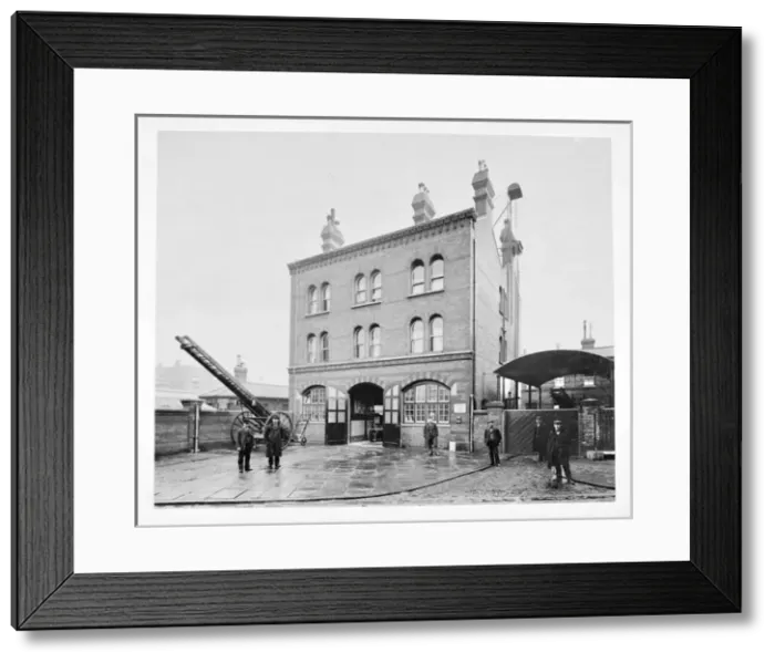 Framed Print : LCC-MFB Poplar fire station, E14 Framed Print : LCC-MFB Poplar fire station, E14