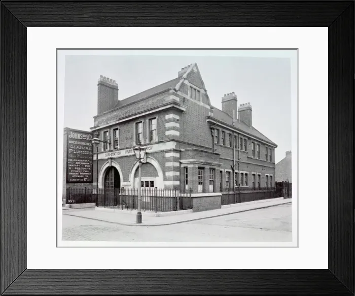 Framed Print : LCC-MFB North Woolwich fire station, E16 Framed Print : LCC-MFB North Woolwich fire station, E16