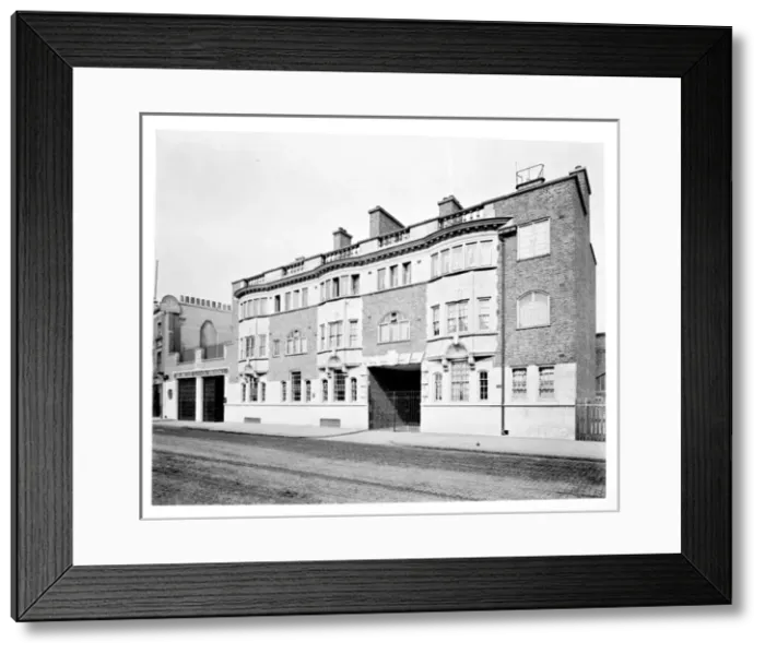 Framed Print : LCC-LFB Vauxhall fire station, Lambeth SE1 Framed Print : LCC-LFB Vauxhall fire station, Lambeth SE1