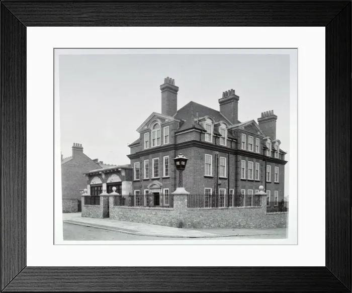 Framed Print : LCC-LFB Charlton fire station, SE London Framed Print : LCC-LFB Charlton fire station, SE London
