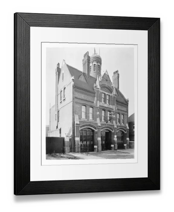 Framed Print : MFB Woolwich fire station SE18 Framed Print : MFB Woolwich fire station SE18