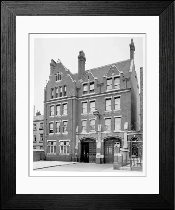 Framed Print : LCC-LFB Edgware Road fire station, West London Framed Print : LCC-LFB Edgware Road fire station, West London
