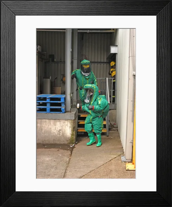 Framed Print : Chemical exercise, Barkers car park, Kensington Framed Print : Chemical exercise, Barkers car park, Kensington