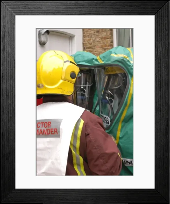 Framed Print : Chemical exercise, Barkers car park, Kensington Framed Print : Chemical exercise, Barkers car park, Kensington