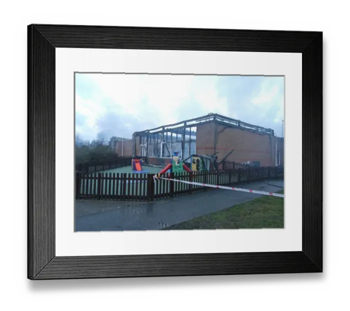 Framed Print : Firefighters at scene of fire at Riverside Drive, Chiswick Framed Print : Firefighters at scene of fire at Riverside Drive, Chiswick