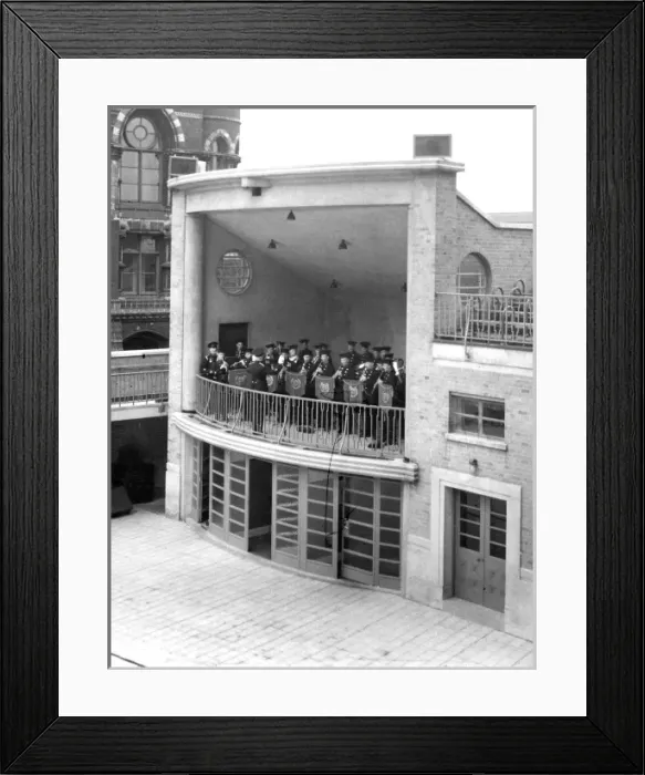 Framed Print : London Fire Brigade band at Lambeth HQ Framed Print : London Fire Brigade band at Lambeth HQ