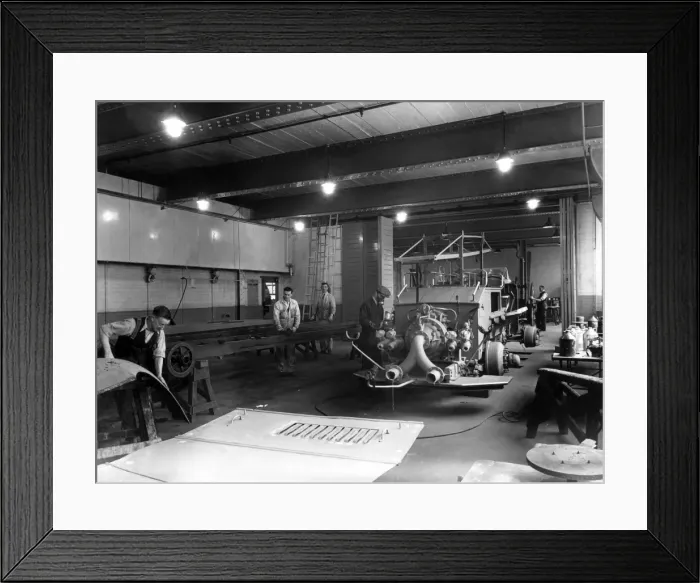 Framed Print : London Fire Brigade Headquarters workshop Framed Print : London Fire Brigade Headquarters workshop