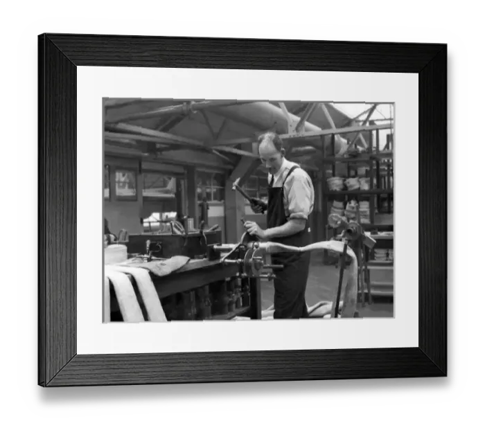 Framed Print : London Fire Brigade Headquarters workshop Framed Print : London Fire Brigade Headquarters workshop