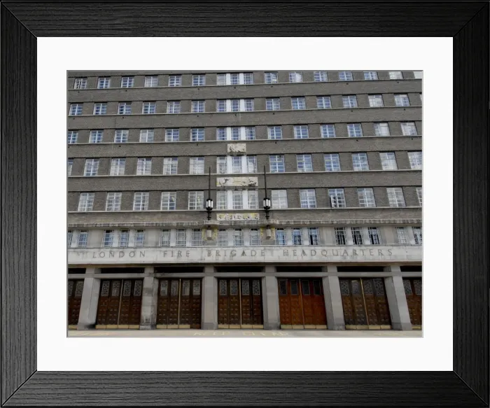 Framed Print : Appliance Room Doors, Main Building, Lambeth HQ Framed Print : Appliance Room Doors, Main Building, Lambeth HQ
