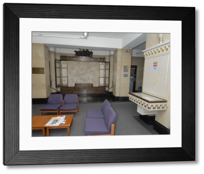 Framed Print : Reception Area, Main Building, Lambeth HQ Framed Print : Reception Area, Main Building, Lambeth HQ