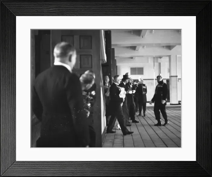 : King George VI at the opening of Lambeth LFB HQ : King George VI at the opening of Lambeth LFB HQ