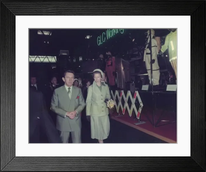 : Princess Anne at the Birmingham Fire Show : Princess Anne at the Birmingham Fire Show